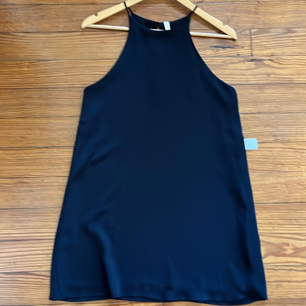 Tyche Black Textured Ribbed Dress - Picture 2 of 6